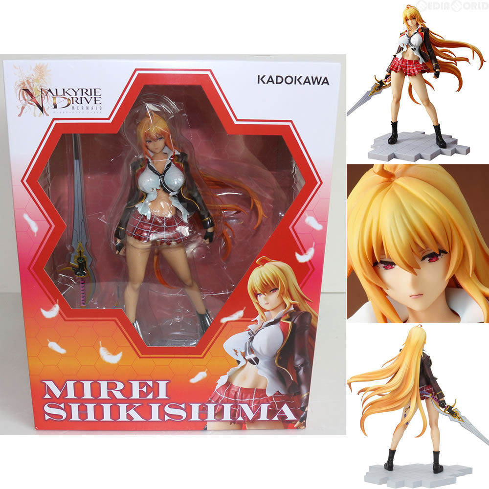 【中古即納】[FIG] 敷島魅零(しきしまみれい) VALKYRIE DRIVE -MERMAID- 1/7 完成品 フィギュア KADOKAWA(カドカワ) (20160311)