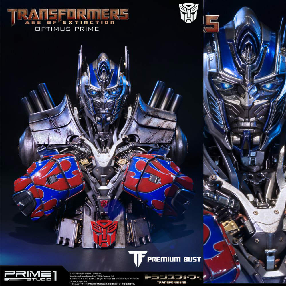 【新品即納】[FIG] プレミアムバスト/ トランスフォーマー/ロストエイジ オプティマスプライム ポリストーン バスト PBTFM-09 プライム1スタジオ(20160519)