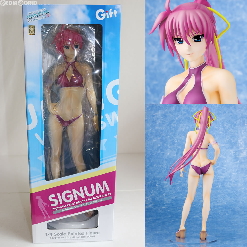 【新品即納】[FIG] シグナム 水着Ver. 1/4完成品 魔法少女リリカルなのは The MOVIE 2nd A's フィギュア Gift(ギフト) (20160521)