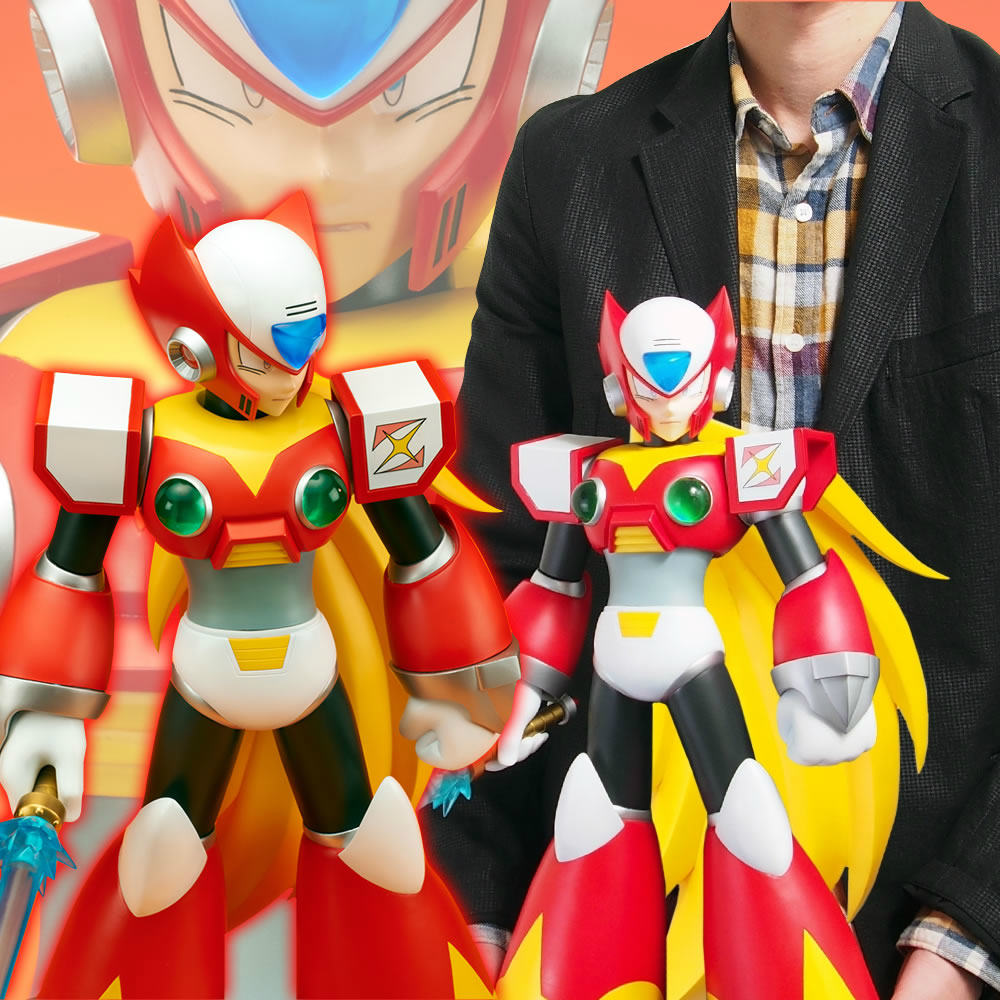 【新品即納】[FIG] ギガンティックシリーズ ゼロ 完成品 ロックマンX フィギュア エクスプラス(20160108)