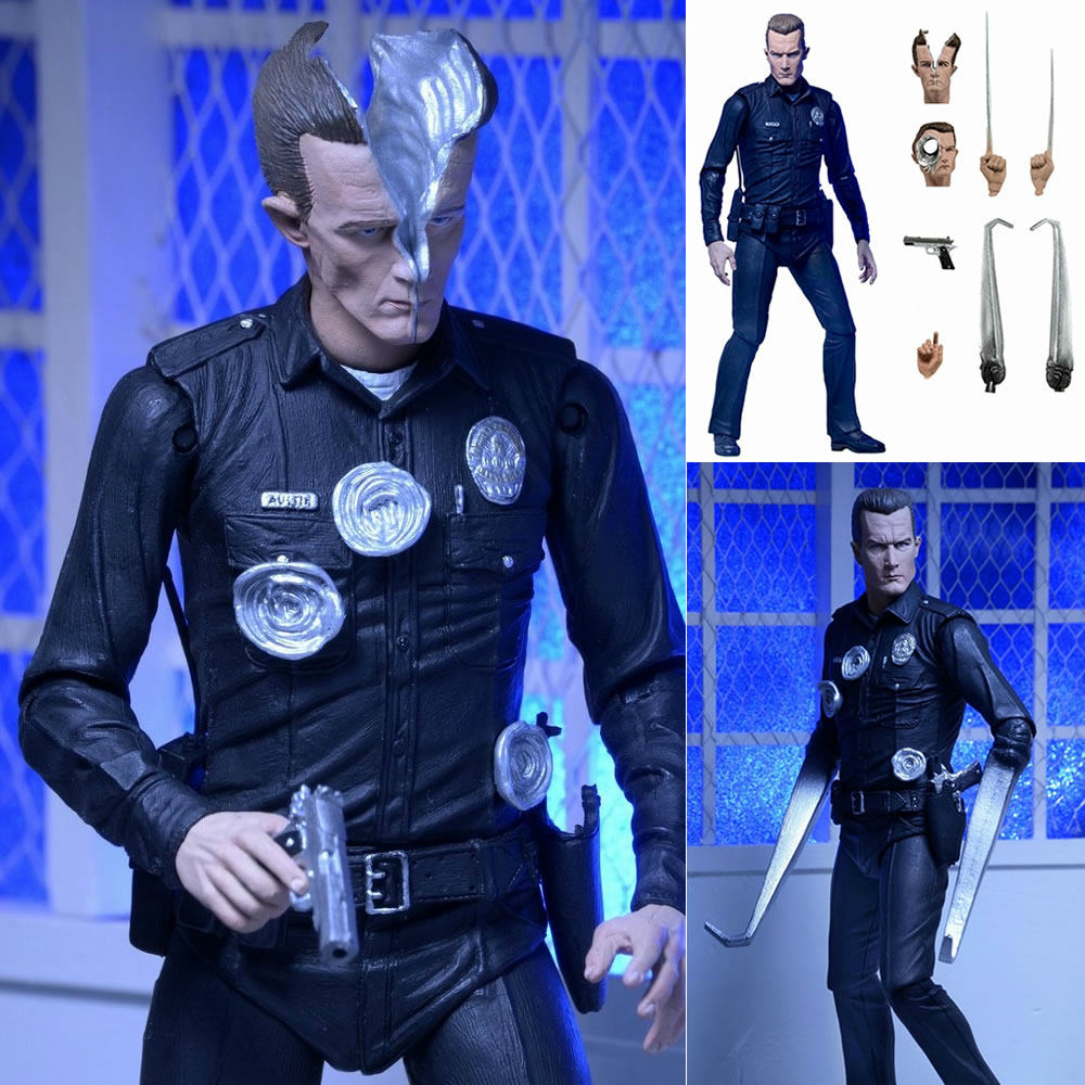 【新品即納】[FIG] ターミネーター2/ アルティメット T-1000 ロバート・パトリック 7インチ アクションフィギュア デラックスパッケージ ver ネカ(20160129)