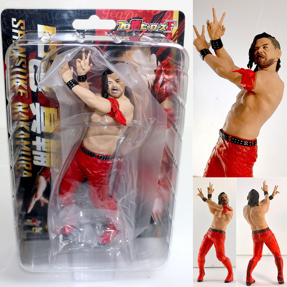 【中古即納】[FIG] プロ格ヒーローズF(Figure) 新日本プロレス 中邑真輔(レッドコスチュームVer.) フィギュア FREEing(フリーイング) (20160202)