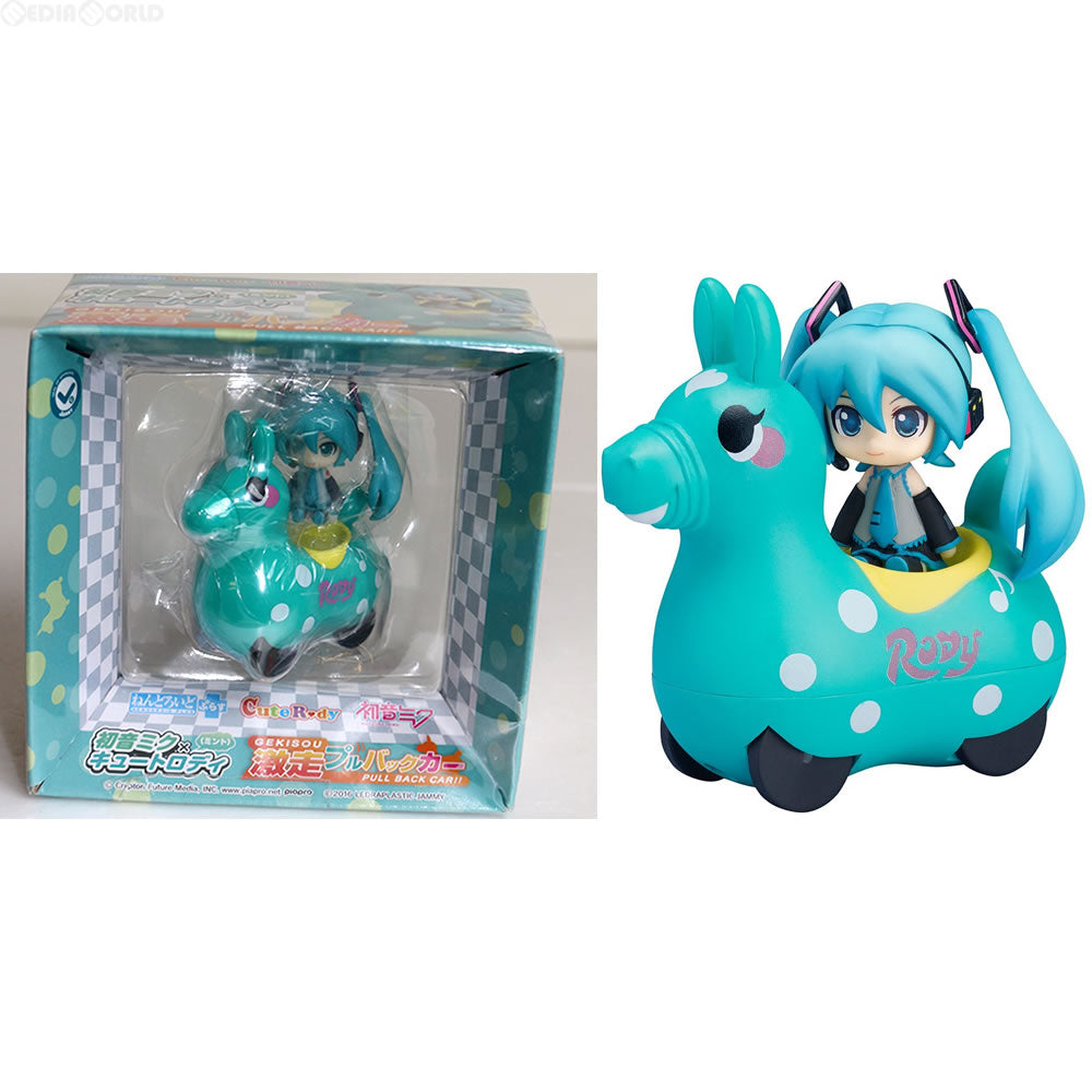 【新品即納】[FIG] ねんどろいどぷらす 初音ミク×CuteRody 激走!プルバックカー 初音ミク&キュートロディ(ミント) 完成品 フィギュア FREEing(フリーイング) (20160630)