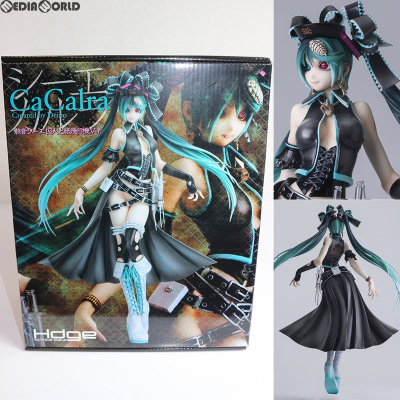 【新品即納】[FIG]Hdge technical statue No.12 シーエ・カルラ 骸音シーエ 囚人と紙飛行機ver. 初音ミク公認亜種  完成品 フィギュア ユニオンクリエイティブ(20160522)