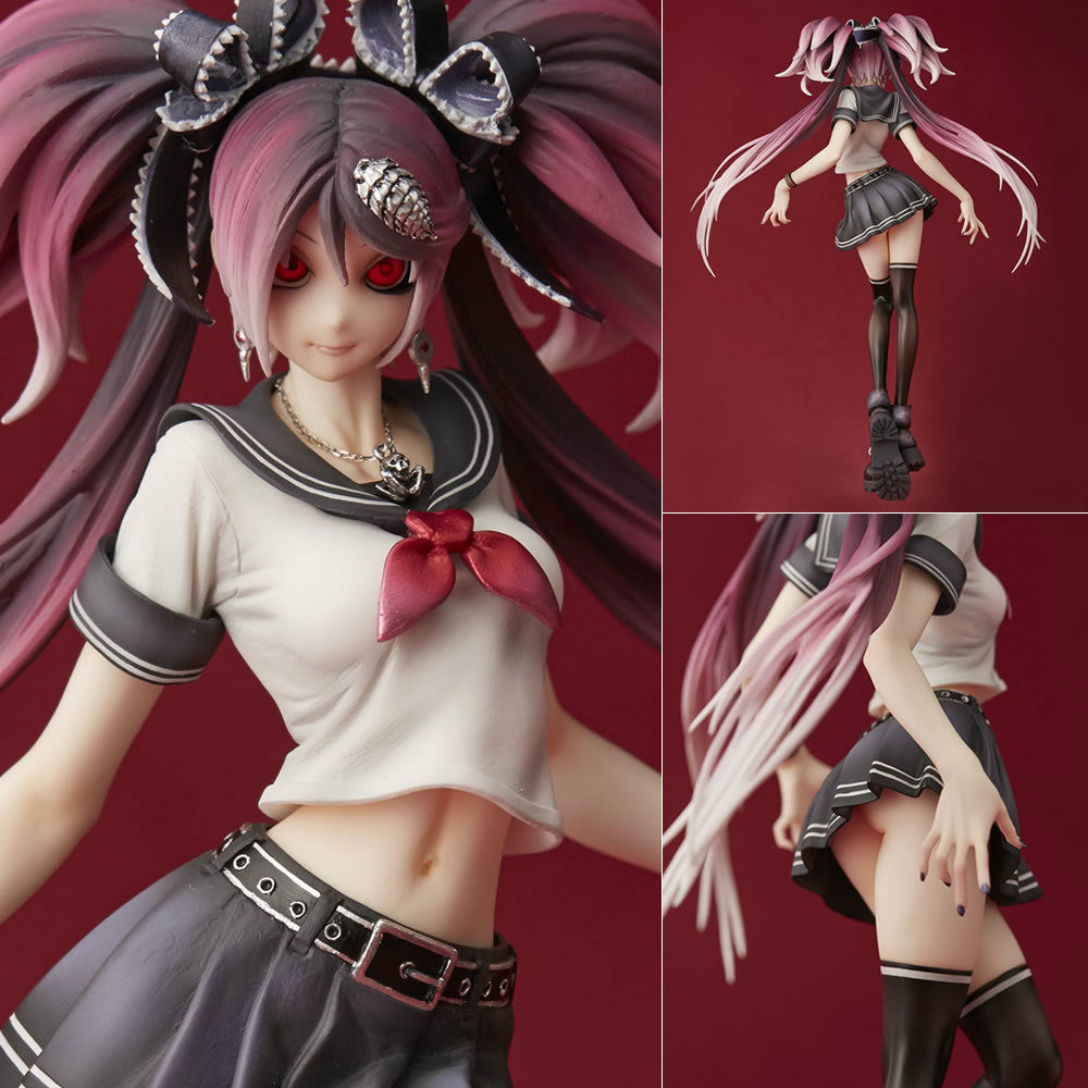 【新品即納】[FIG] Hdge technical statue No.13 石灰詩絵美(いしばいしえみ) (シーエ セーラー服ver) かるしうむっ 完成品 フィギュア ユニオンクリエイティブ(20160522)