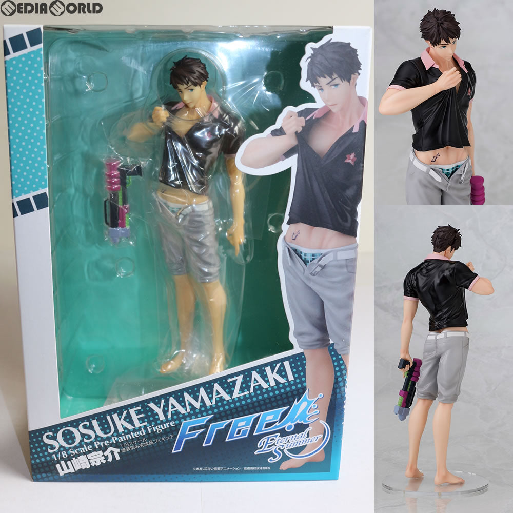 【新品即納】[FIG] (再販) 山崎宗介 Free!-Eternal Summer- 1/8完成品 フィギュア キャラアニ(トイズワークス) (20160825)