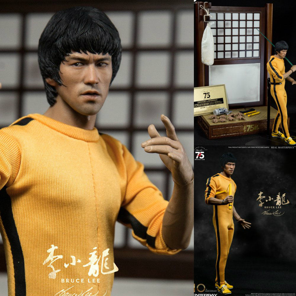【新品即納】[FIG] 1/6 リアルマスターピース コレクティブル フィギュア/ ブルース・リー生誕75周年 ブルース・リー エンターベイ(20160129)
