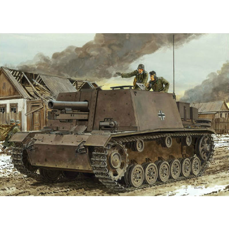 【新品即納】[PTM] DR6713 1/35 WW.II ドイツ軍 s.I.G.33 III号自走重歩兵砲(スマートキット) プラモデル ドラゴン(20151225)