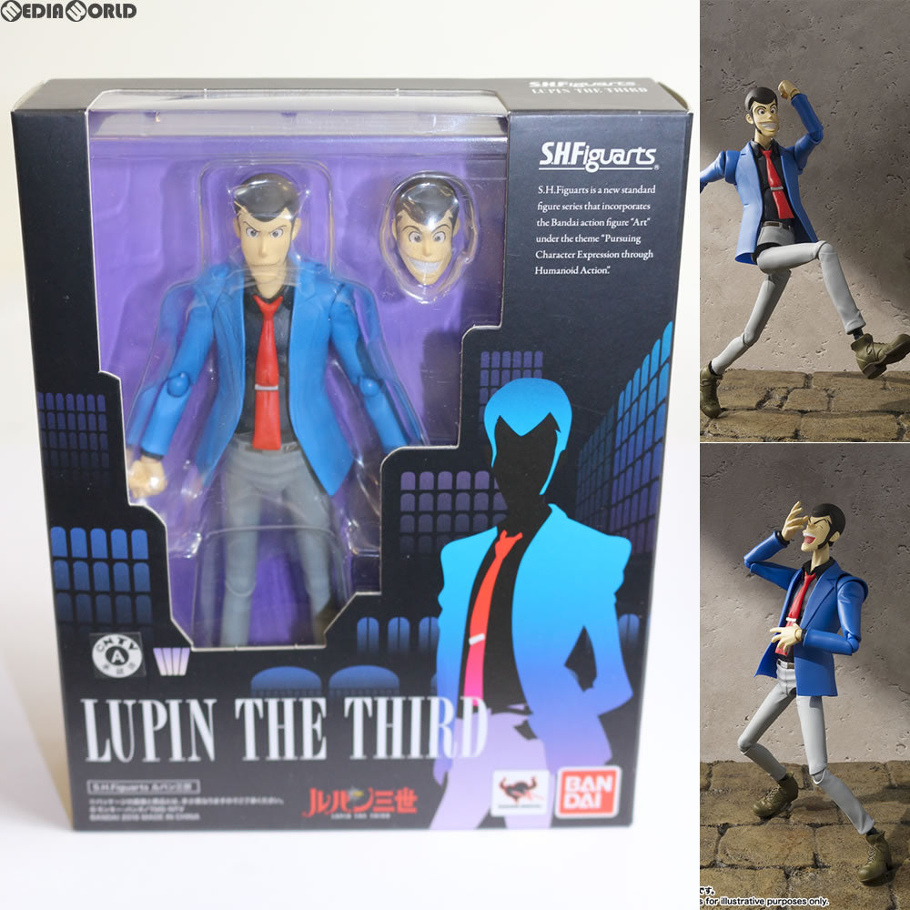 【中古即納】[FIG] S.H.Figuarts(フィギュアーツ) ルパン三世 完成品 可動フィギュア バンダイ(20160428)
