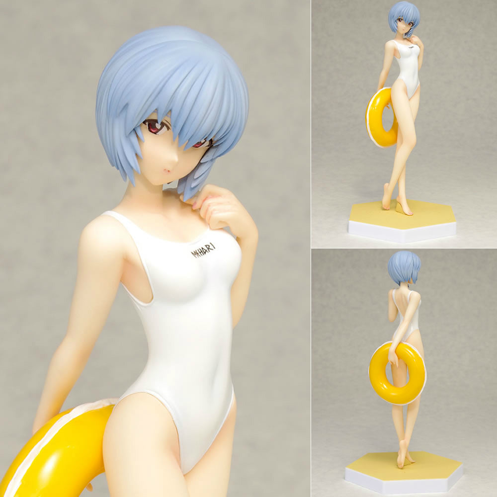 【新品即納】[FIG] BEACHQUEENS(ビーチクイーンズ) 綾波レイ コミックVer. 新世紀エヴァンゲリオン 1/10完成品 フィギュア ウェーブ(WAVE) (20160429)