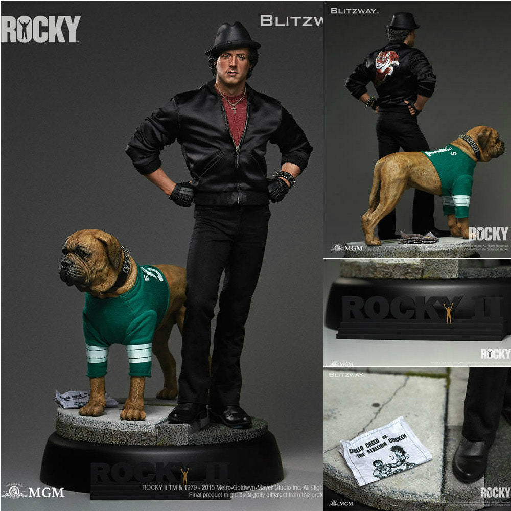 【新品即納】[FIG] ロッキー・バルボア a.k.a シルベスター・スタローン スパーブ スケール スタチュー『ロッキーII』1979 フィギュア ブリッツウェイ(20160324)