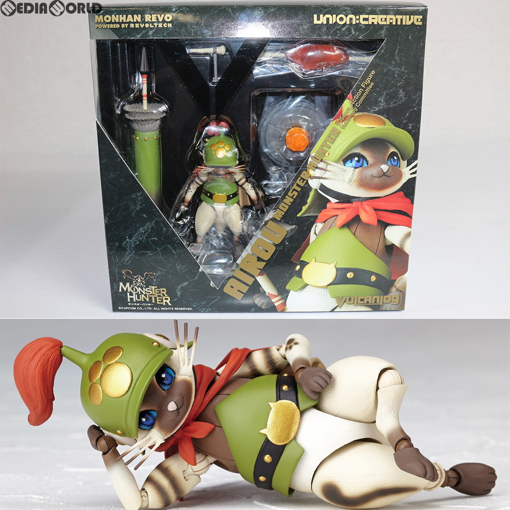【新品即納】[FIG] Vulcanlog(ヴァルカン-ログ) 005モンハンリボ オトモアイルー(ブレイブネコシリーズ) モンスターハンター4G フィギュア ユニオンクリエイティブ(20160421)