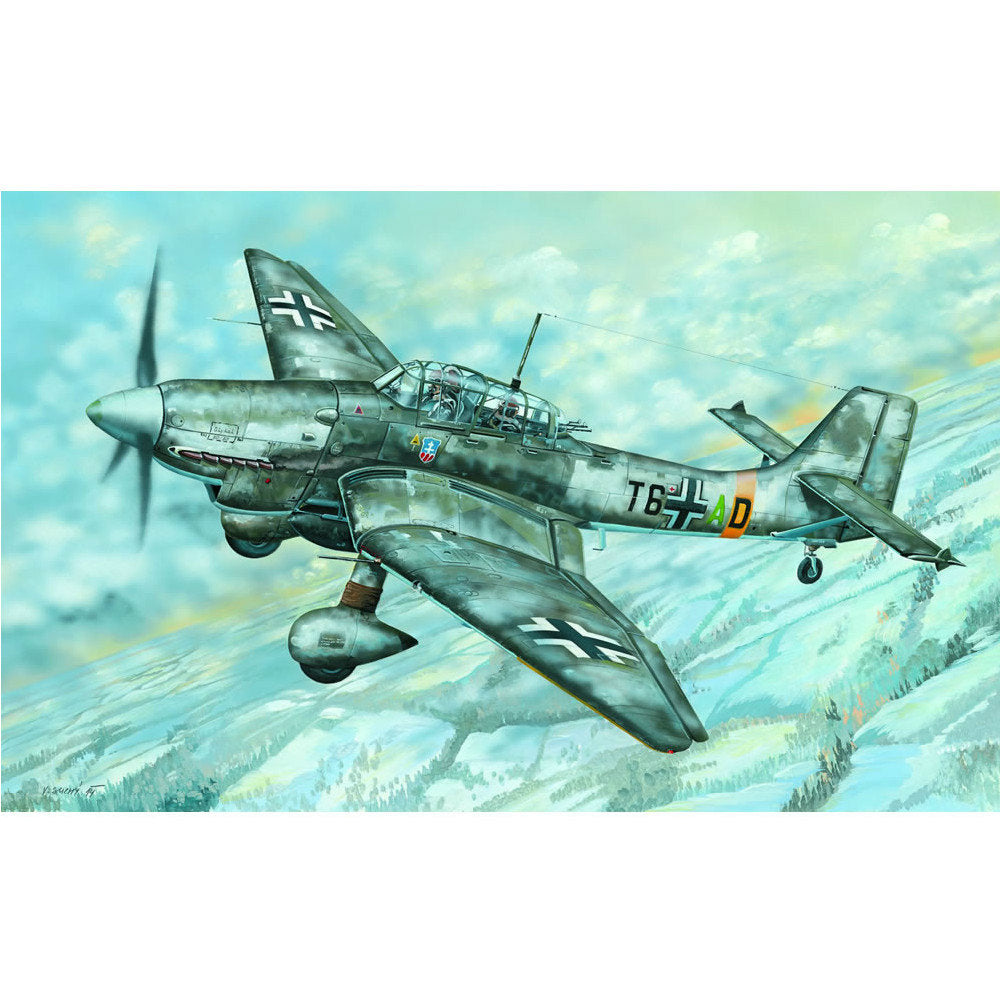 【新品即納】[PTM] 03217 1/32 ドイツ軍 ユンカース Ju-87D シュトゥーカ プラモデル トランペッター(20160220)