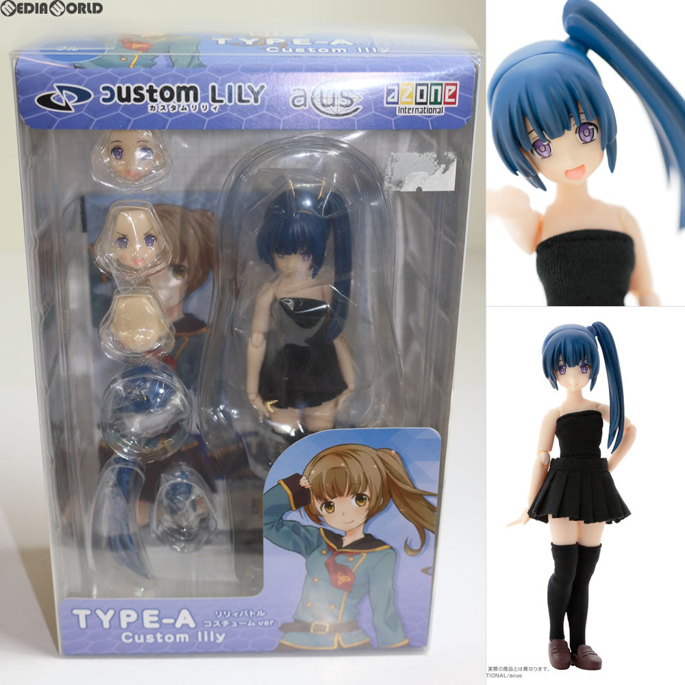 【中古即納】[FIG] 1/12 アサルトリリィシリーズ 012 カスタムリリィ TYPE-A リリィバトルコスチュームVer. 髪色:ブルー ドール(ALC012-ABL) アゾン(20151225)