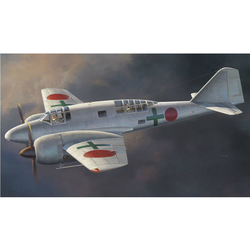 【新品即納】[PTM] 02185 1/72 三菱 キ46 百式司令部偵察機 2型 緑十字 プラモデル ハセガワ(20160219)