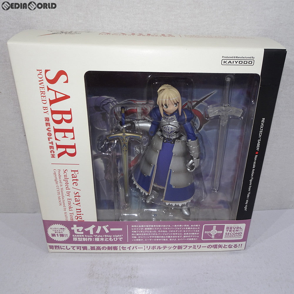 【中古即納】[FIG]リボルテック セイバー Fate/stay night(フェイト/ステイナイト) 完成品 可動フィギュア 海洋堂(20070731)