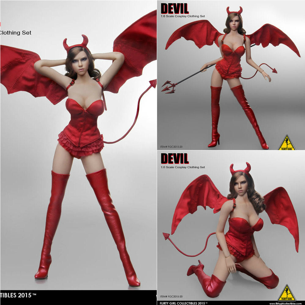 【新品即納】[FIG] FGC2015-20 1/6 デビル コスチュームセット ドール用衣装 フラティガール・コレクティブル(20160324)