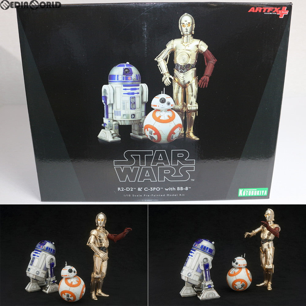 【新品即納】[FIG]ARTFX+ R2-D2&C-3PO with BB-8 スター・ウォーズ/フォースの覚醒 1/10簡易組立キット フィギュア コトブキヤ(20160625)