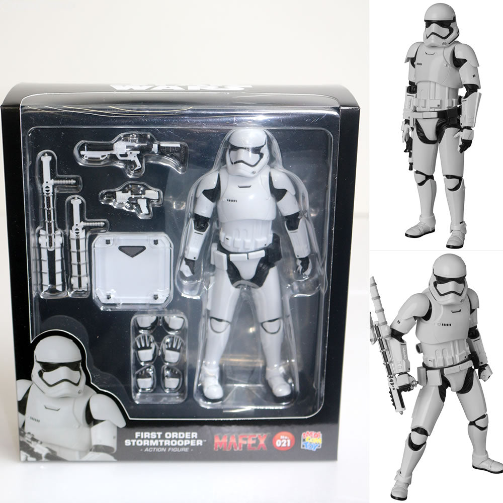 【中古即納】[FIG] マフェックス No.021 MAFEX FIRST ORDER STORMTROOPER(ファースト・オーダー ストームトルーパー) スター・ウォーズ/フォースの覚醒 フィギュア メディコム・トイ(20161116)