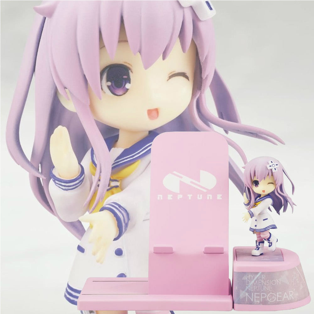 【新品即納】[FIG] ちょこすた 超次元ゲイム ネプテューヌ ネプギア フィギュア付きスマホスタンド 完成品 ブロッコリー(20160731)