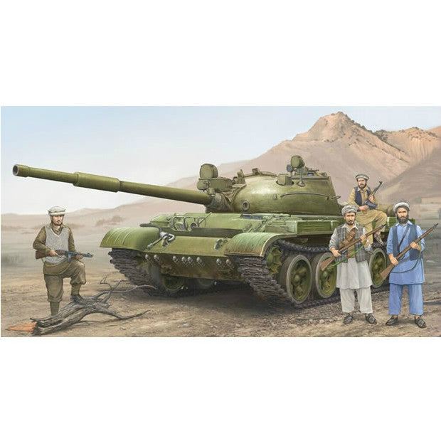 【新品即納】[PTM] 01551 1/35 ソビエト軍 T-62 主力戦車 Mod.1975/1962+KTD2 プラモデル トランペッター(20160324)