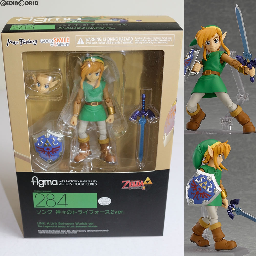 【中古即納】[FIG]figma(フィグマ) 284 リンク 神々のトライフォース2ver. ゼルダの伝説 神々のトライフォース2 完成品 可動フィギュア グッドスマイルカンパニー(20160826)