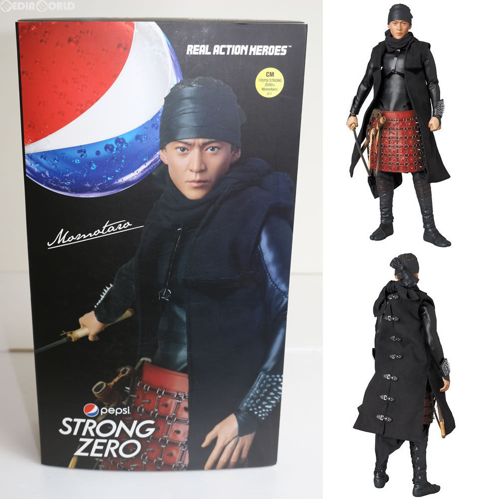 【中古即納】[FIG] 限定リアルアクションヒーローズ714 RAH 桃太郎 PEPSI NEX ZERO × Momotaro 1/6 フィギュア メディコム・トイ(20151230)