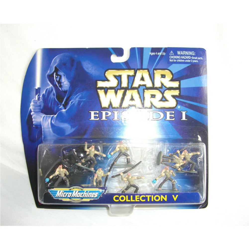 【中古即納】[FIG] Micro Machines スター・ウォーズ エピソード1/ファントム・メナス ビークル/フィギュアコレクションV(4個SET) Galoob/トミー