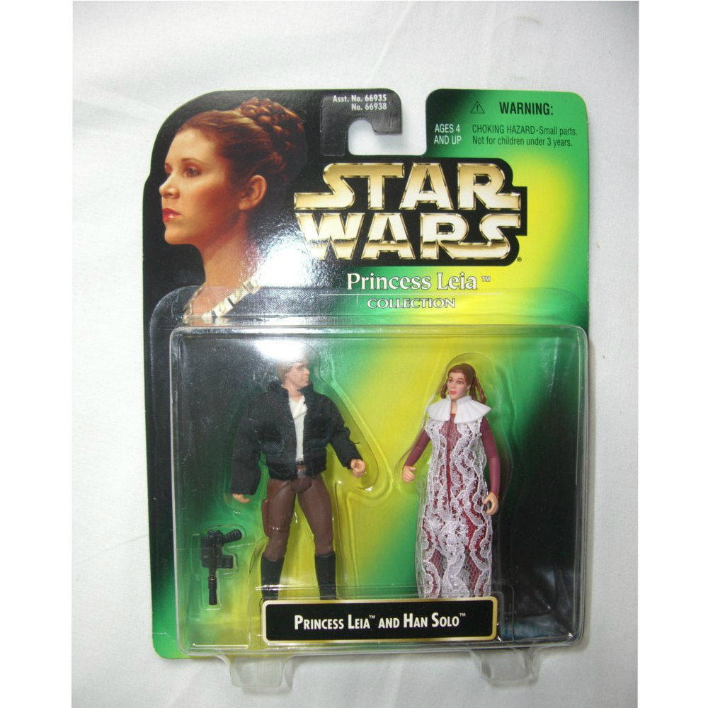 【中古即納】[FIG] スター・ウォーズ ベーシックフィギュア プリンセス・レイアコレクション プリンセス・レイア&ハン・ソロ ケナー