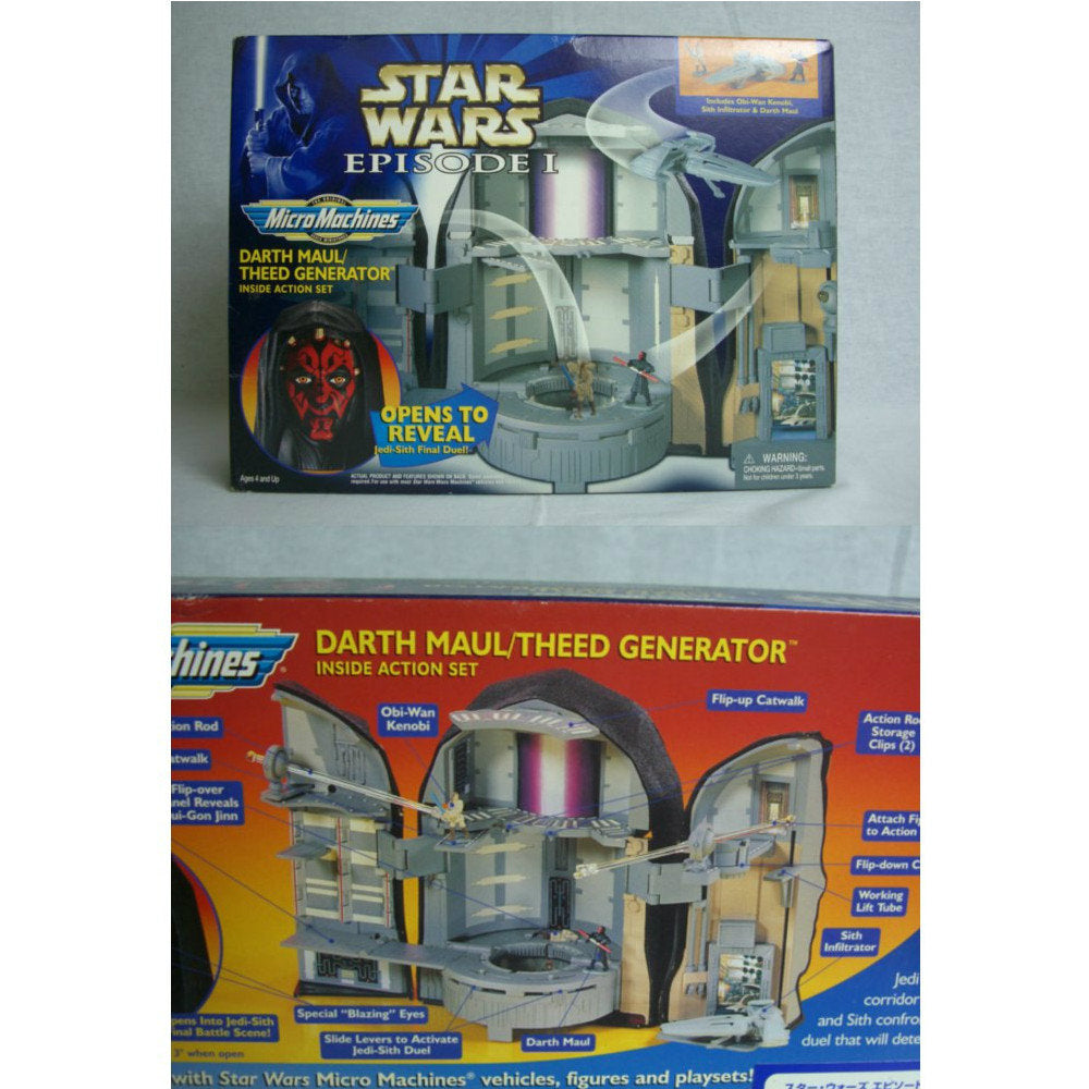 【中古即納】[FIG] スター・ウォーズ トランスフォーミングプレイセット ダースモール/シードジェネレータ galoob/トミー