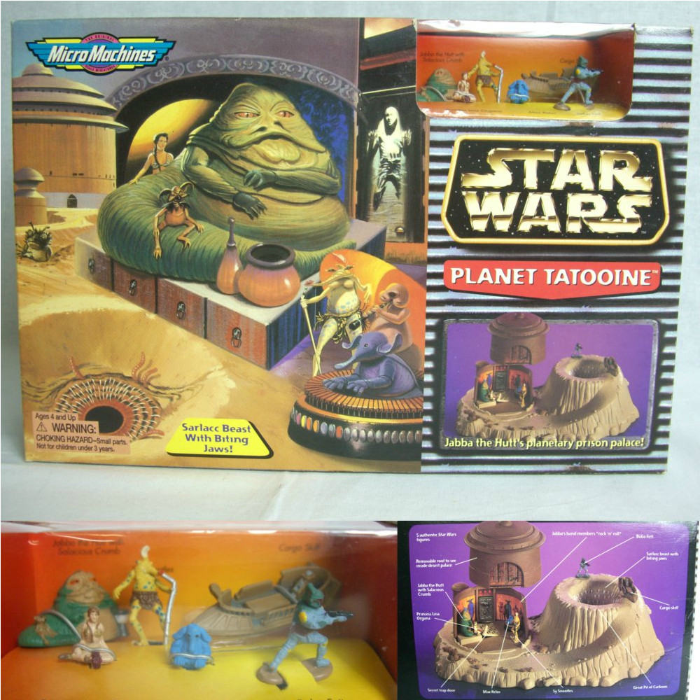 【中古即納】[FIG] Micro Machines SPACE スター・ウォーズ PLANET TATOOINE-惑星タトゥイーン- galoob/ツクダ