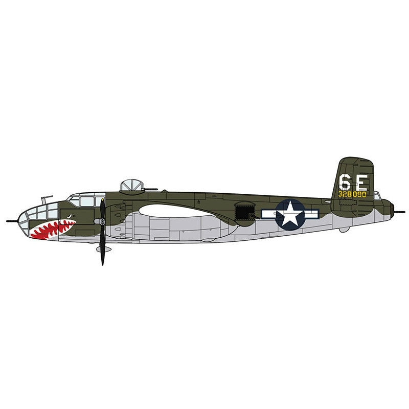【新品即納】[PTM] 02187 1/72 B-25J ミッチェル シャークティース プラモデル ハセガワ(20160324)