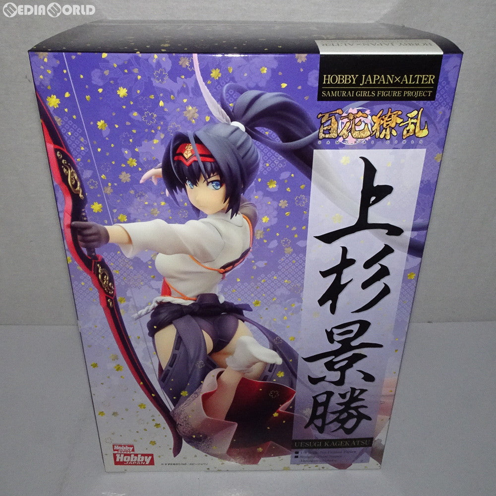 【中古即納】[FIG]上杉景勝(うえすぎかげかつ) 通常版 百花繚乱サムライアフター 1/8 完成品 フィギュア ホビージャパン誌上通販&オンラインショップ限定 ホビージャパン/アルター(20151130)