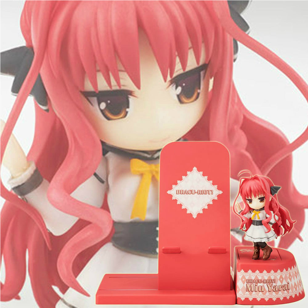 【新品即納】[FIG] ちょこすた DRACU-RIOT!(ドラクリオット!) 矢来美羽 フィギュア付きスマホスタンド 完成品 ブロッコリー(20160831)