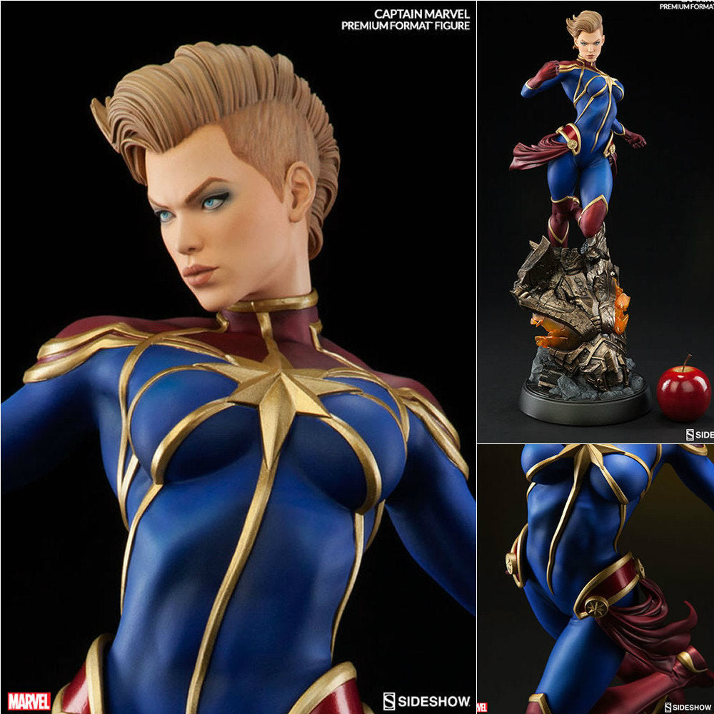 【新品即納】[FIG] プレミアム・フォーマット・フィギュア キャプテン・マーベル マーベル・コミック 完成品 フィギュア サイドショウ(20161231)