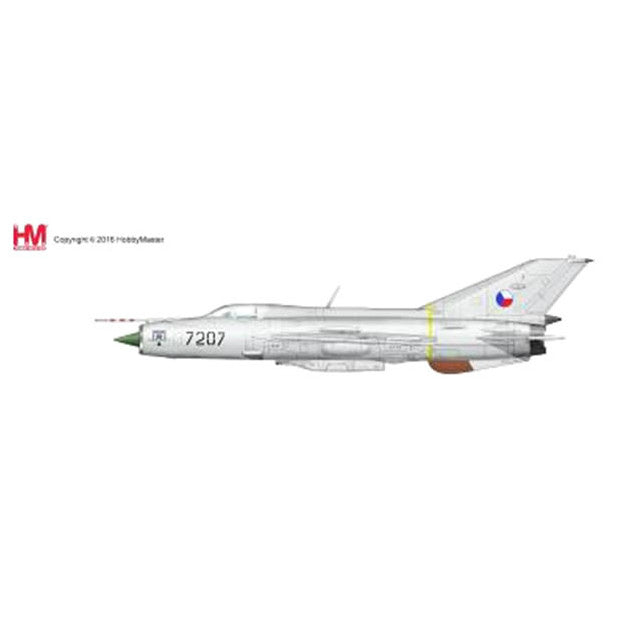 【新品即納】[PTM] HA0186 1/72 MiG-21PFM チェコ・スロバキア空軍 完成品 ホビーマスター(20160421)