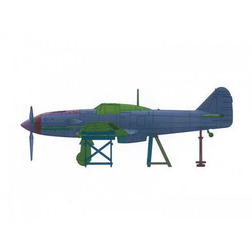 【新品即納】[PTM] (再販) 1/72 真・大戦機 No.15 三式戦II型 飛燕 涙滴風防 プラモデル アオシマ(20171118)
