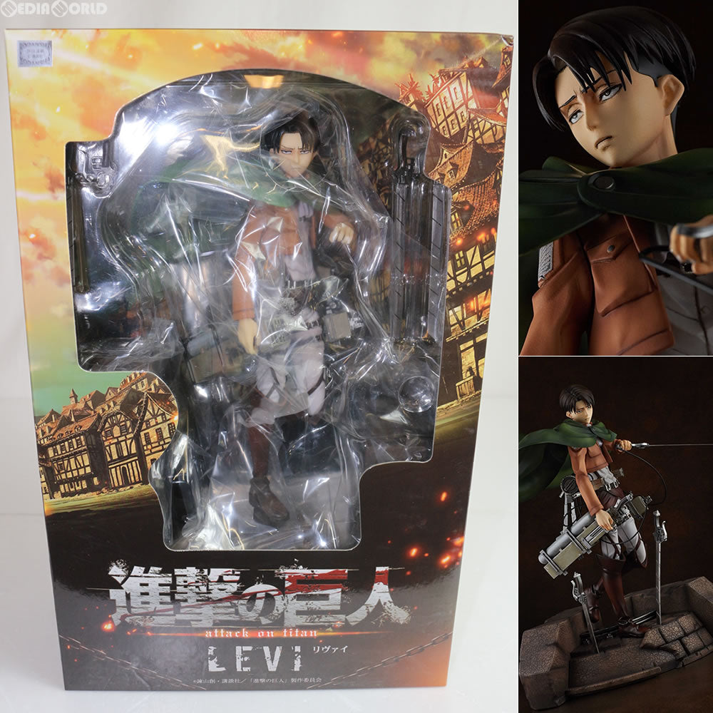 【中古即納】[FIG] リヴァイ 進撃の巨人 1/7 完成品 フィギュア PULCHRA(プルクラ) (20140905)