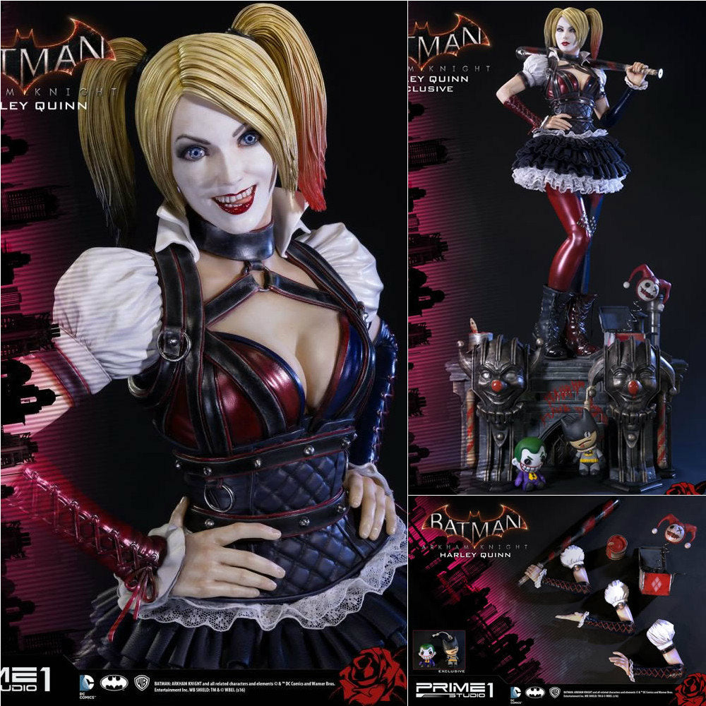 【新品即納】[FIG] ミュージアムマスターライン/バットマン アーカム・ナイトEX版 ハーレイ・クイン 1/3 ポリストーン プライム1スタジオ(20170208)