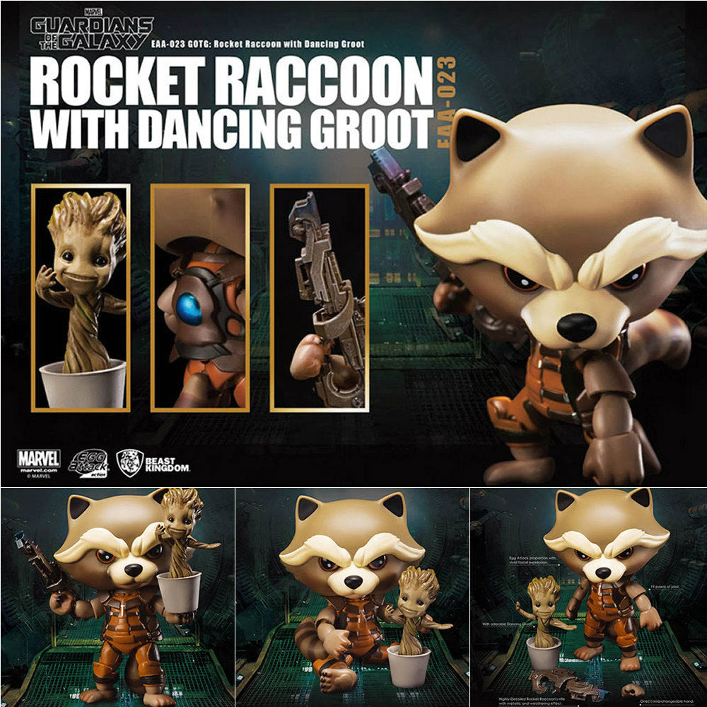 【新品即納】[FIG] Egg Attack Action 008 ロケット&グルート ガーディアンズ・オブ・ギャラクシー 完成品 フィギュア BeastKingdom(ビーストキングダム) (20160826)