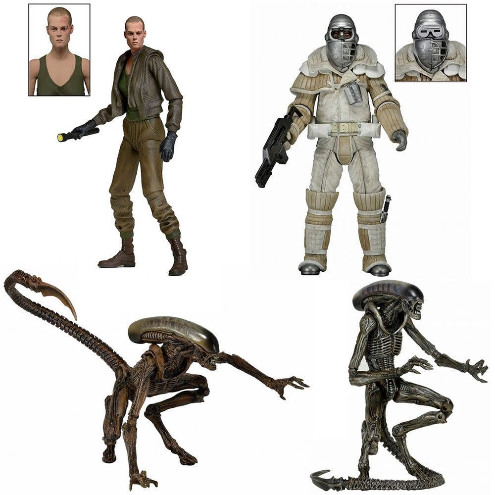 【新品即納】[FIG] エイリアン/ 7インチ アクションフィギュア シリーズ8 4種セット ネカ(20160706)