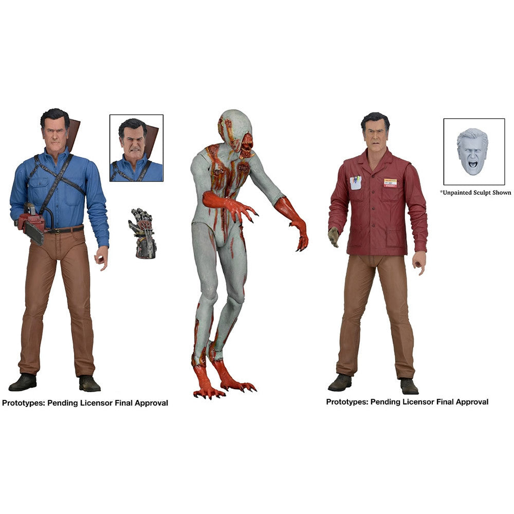 【新品即納】[FIG] アッシュ vs イーヴィル・デッド/ 7インチ アクションフィギュア シリーズ1 3種セット ネカ(20160625)