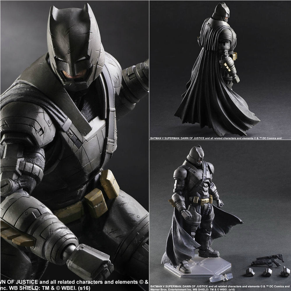 【新品即納】[FIG] バットマン vs スーパーマン： ドーン・オブ・ジャスティス PLAY ARTS改(プレイアーツ改) アーマードバットマン 完成品 フィギュア スクウェア・エニックス(20160625)