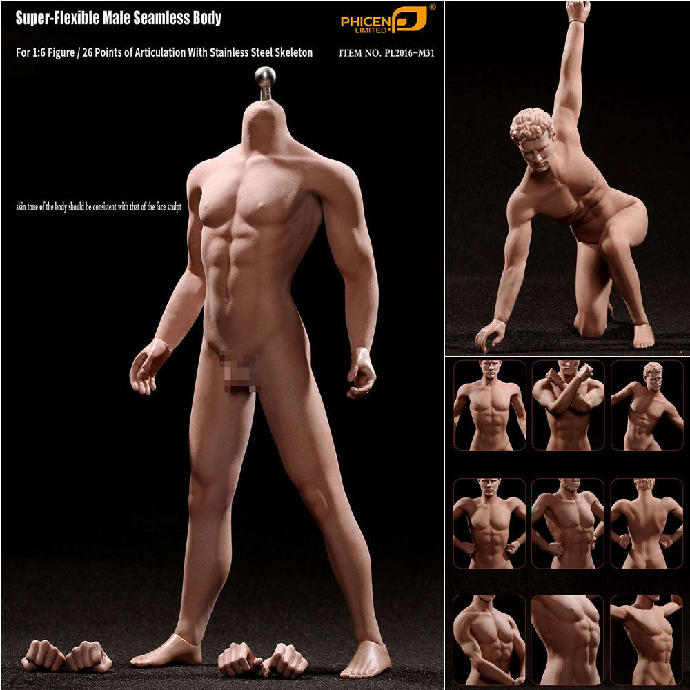 【新品即納】[FIG] スーパーフレキシブル男性シームレスボディ 高身長 1/6 ドール ファイセン・リミテッド(20160602)