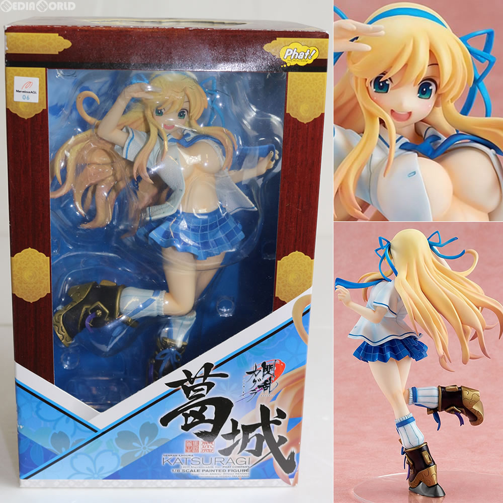 【中古即納】[FIG] 葛城 閃乱カグラ -少女達の真影- 1/8完成品 フィギュア Phat!(ファットカンパニー) (20130928)