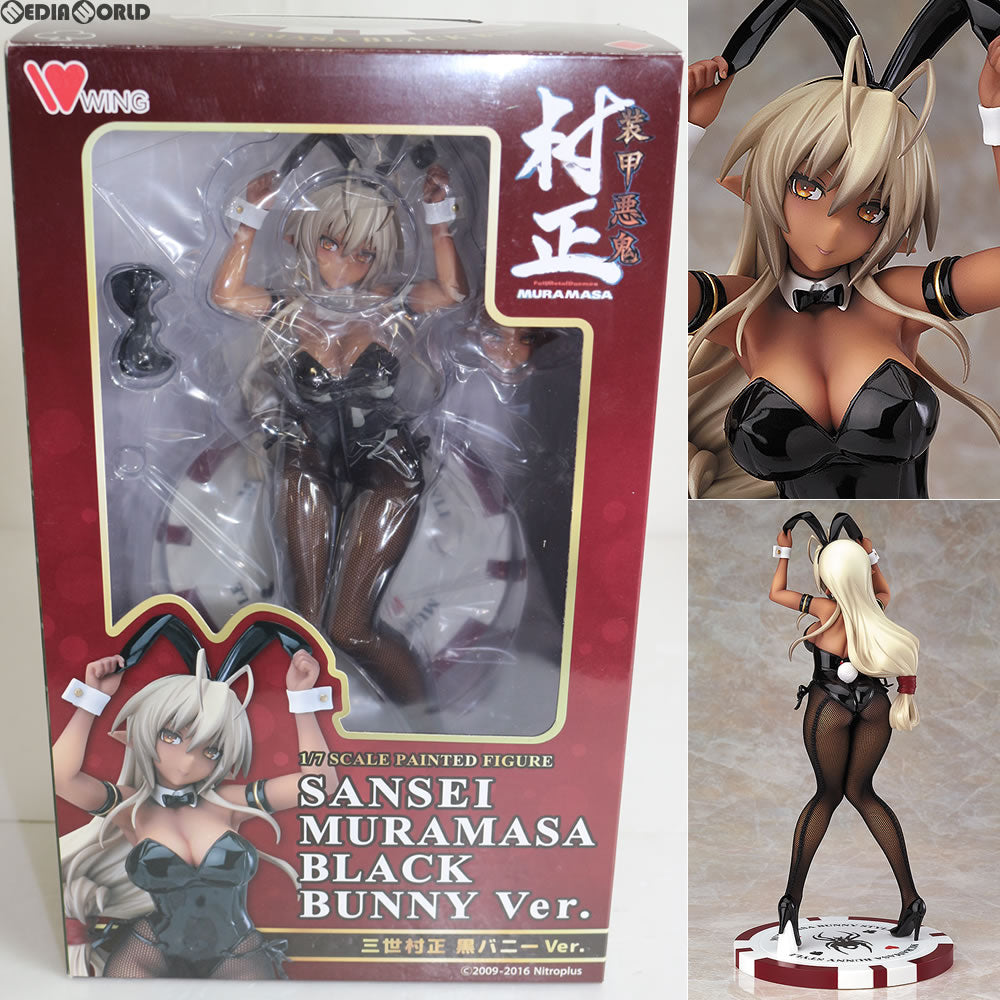 【新品即納】[FIG] 三世村正 黒バニーVer. 装甲悪鬼村正 1/7完成品 フィギュア WING(ウイング) (20160724)
