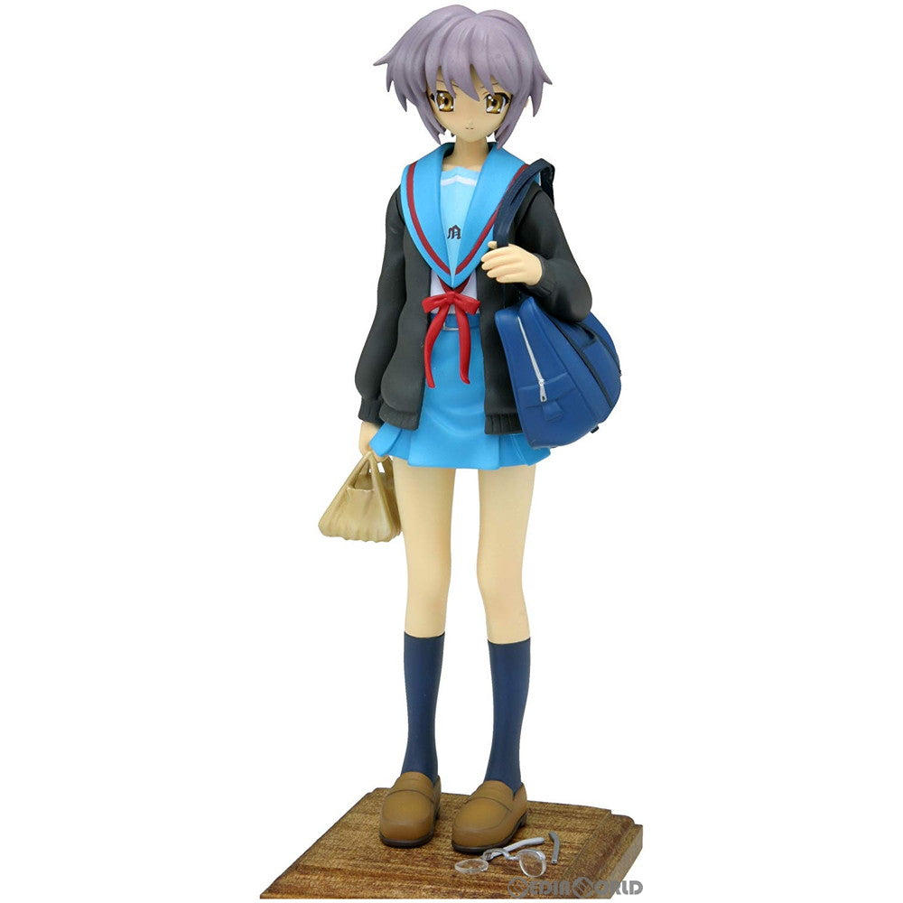 【中古即納】[FIG] トレジャーフィギュアコレクション 長門有希(ながとゆき) 制服[立ち] Ver. 涼宮ハルヒの憂鬱 1/10 完成品 フィギュア ウェーブ(WAVE) (20080919)