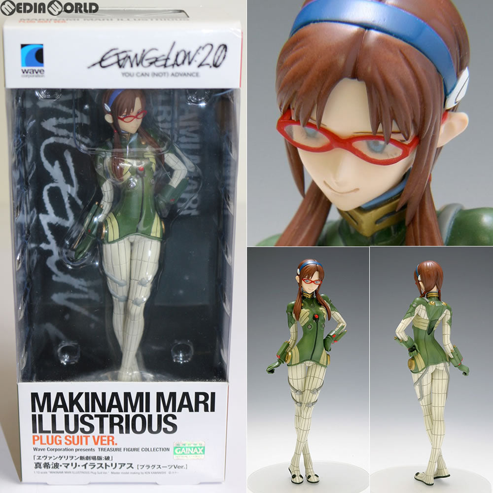 【中古即納】[FIG] トレジャーフィギュアコレクション 真希波・マリ・イラストリアス プラグスーツVer. ヱヴァンゲリヲン新劇場版:破 1/10 完成品 フィギュア WAVE(ウェーブ) (20100930)