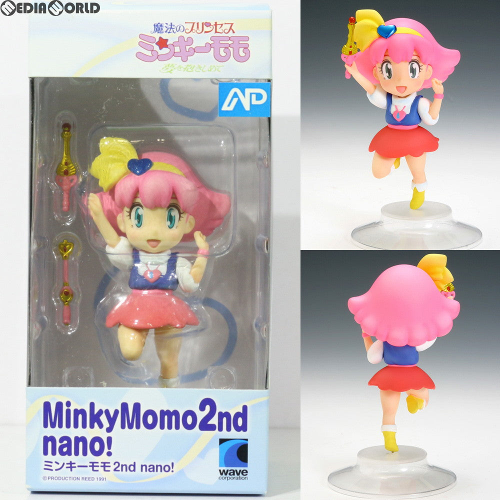 【中古即納】[FIG] デフォルメフィギュア ミンキーモモ 2nd nano!(セカンド ナノ!) 魔法のプリンセス ミンキーモモ 夢を抱きしめて 完成品 フィギュア WAVE(ウェーブ) (20091231)
