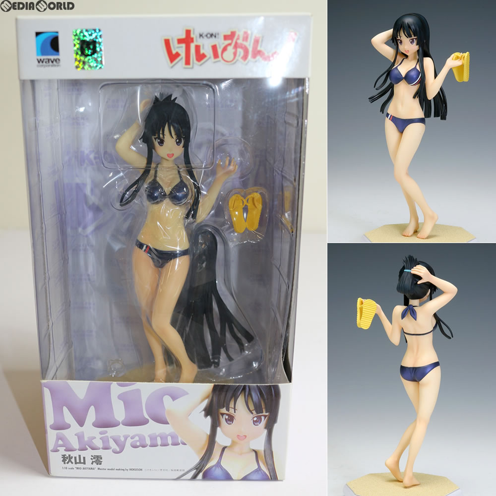 【中古即納】[FIG] BEACH QUEENS(ビーチクイーンズ) 秋山 澪(あきやまみお) けいおん! 1/10 完成品 フィギュア WAVE(ウェーブ) (20091231)
